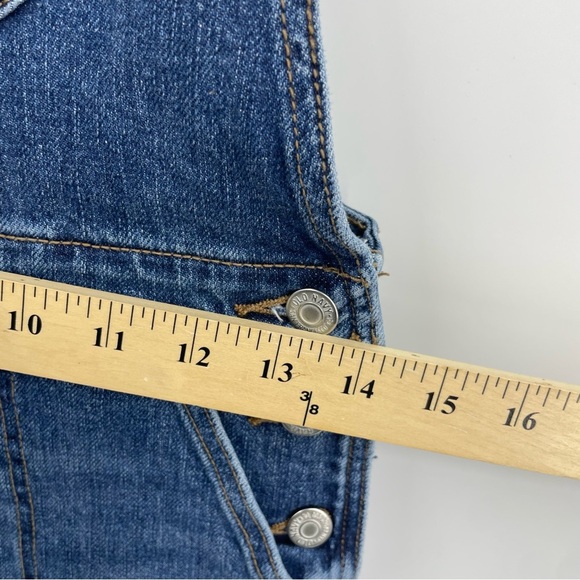 Old Navy OG Overalls Dark Orchid Wash Denim Sz 2 - Picture 4 of 8